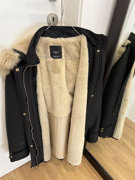 Casaco Mango interior cardado