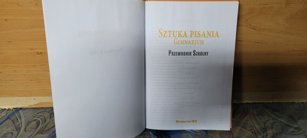 Książka Sztuka pisania gimnazjum