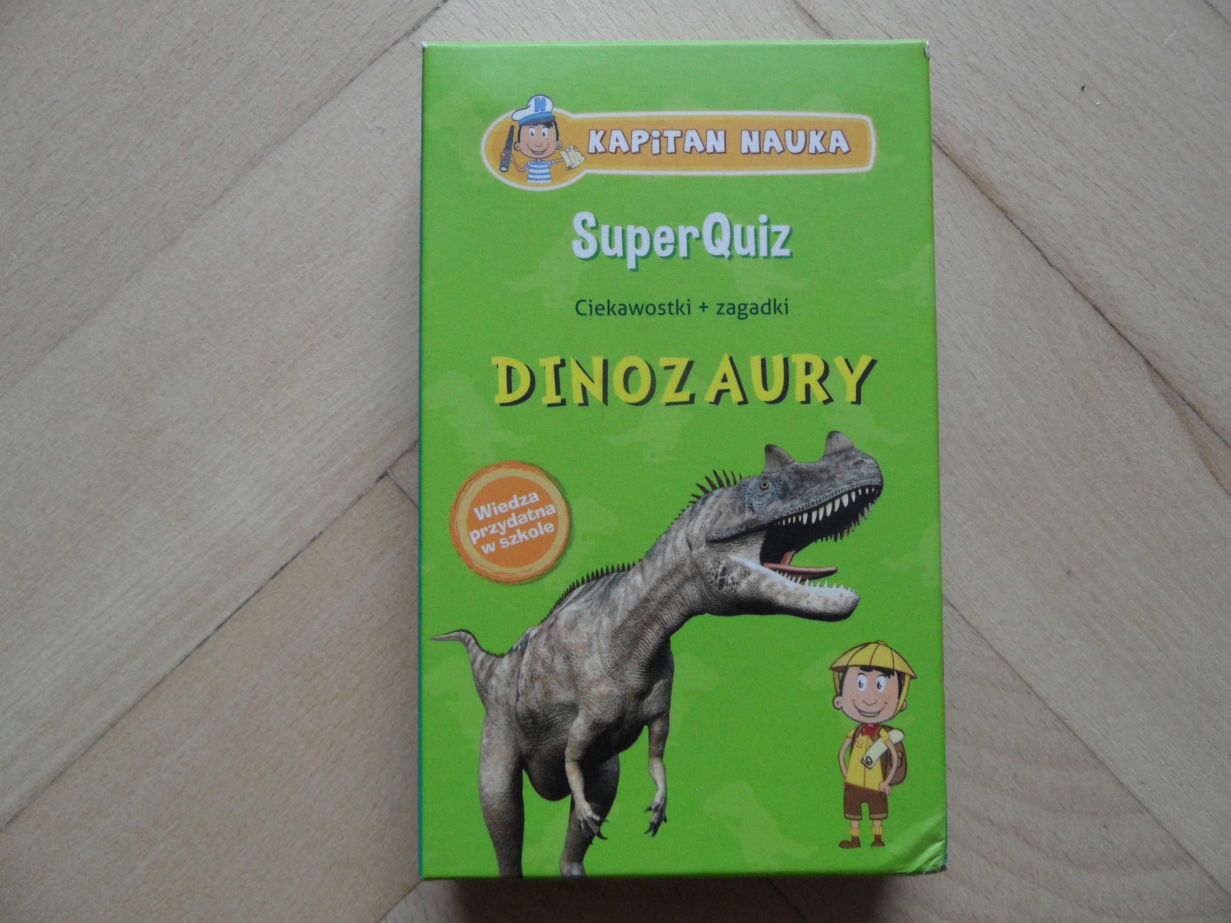 SuperQuiz Dinozaury ciekawostki + zagadki - Kapitan Nauka - Łódź