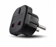 Adapter sieciowy 230V UK na EU Gniazdo Anglia - Wtyczka Europa