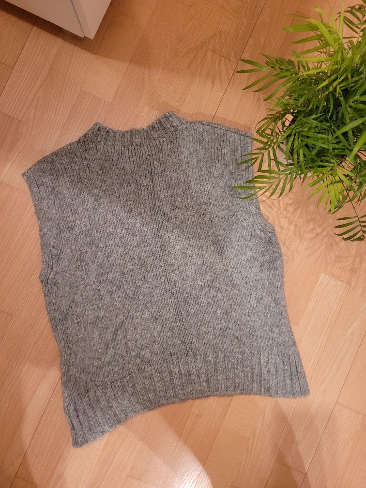 Ciepły szary pulower Primark rozmiar M