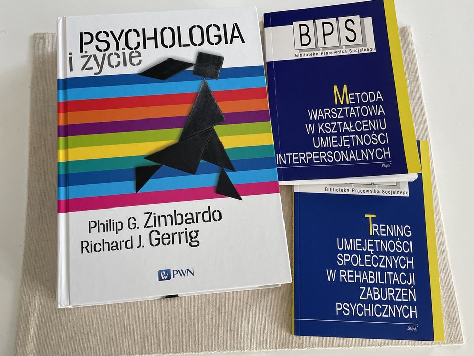 Zimbardo - Psychologia i życie + dwie książki BPS