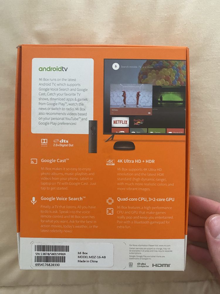 Mi box 4K xiaomi android