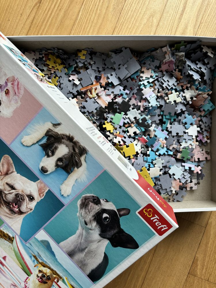 Puzzle 1500 slodkie pieski