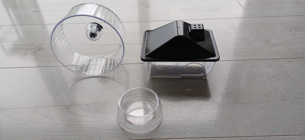 Akcesoria Dla Gryzoni Domek Kołowrotek Miska Mysz Szczur Myszoskoczek