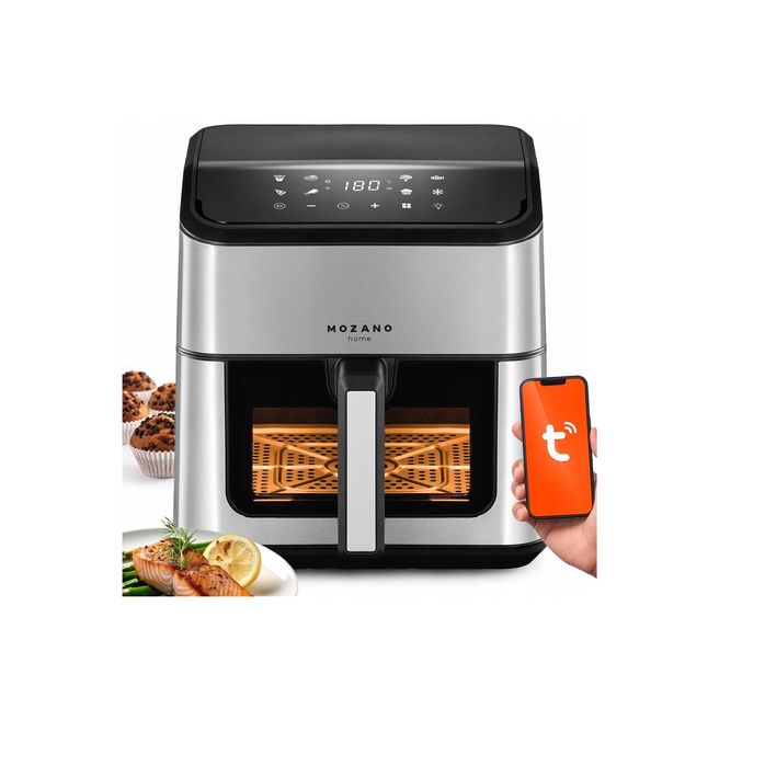 XXL DUŻA Frytkownica beztłuszczowa AIR FRYER frytownica mocna wifi