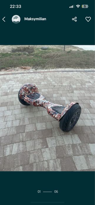 Skymaster Wheels 11 EVO Smart Grafitii Hoverboard Deskorolka