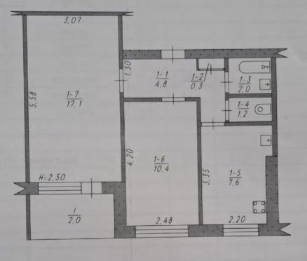 Продам 2к Калиновая середина