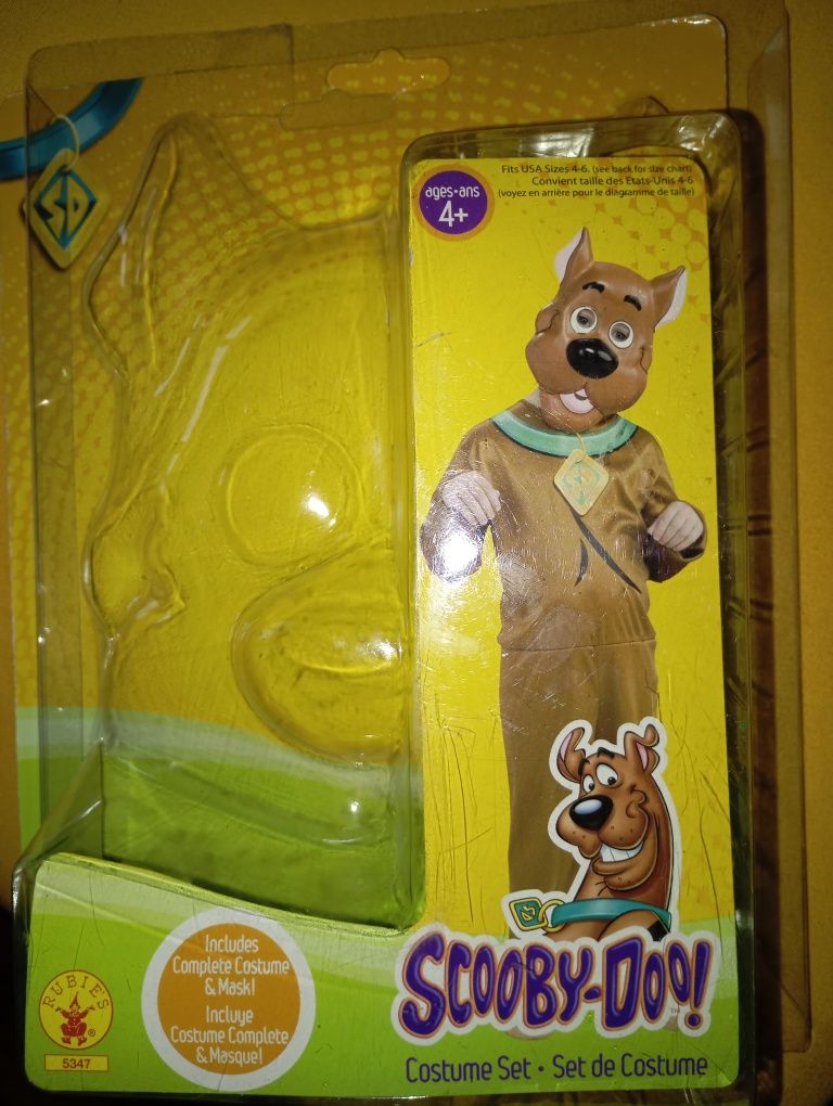 Strój przebranie Scooby Doo roz.4-5 lat