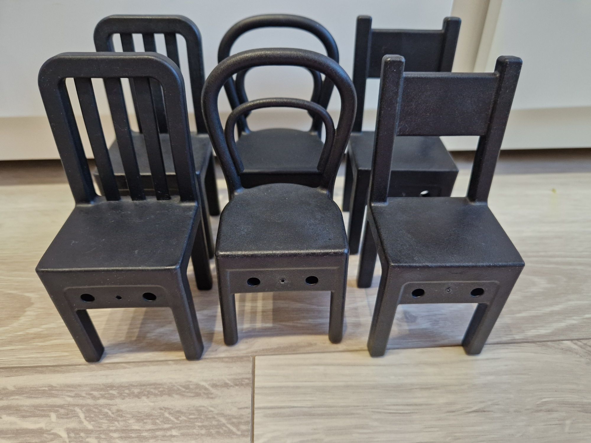 Fjantig ikea krzesełka krzesła wieszak czarne