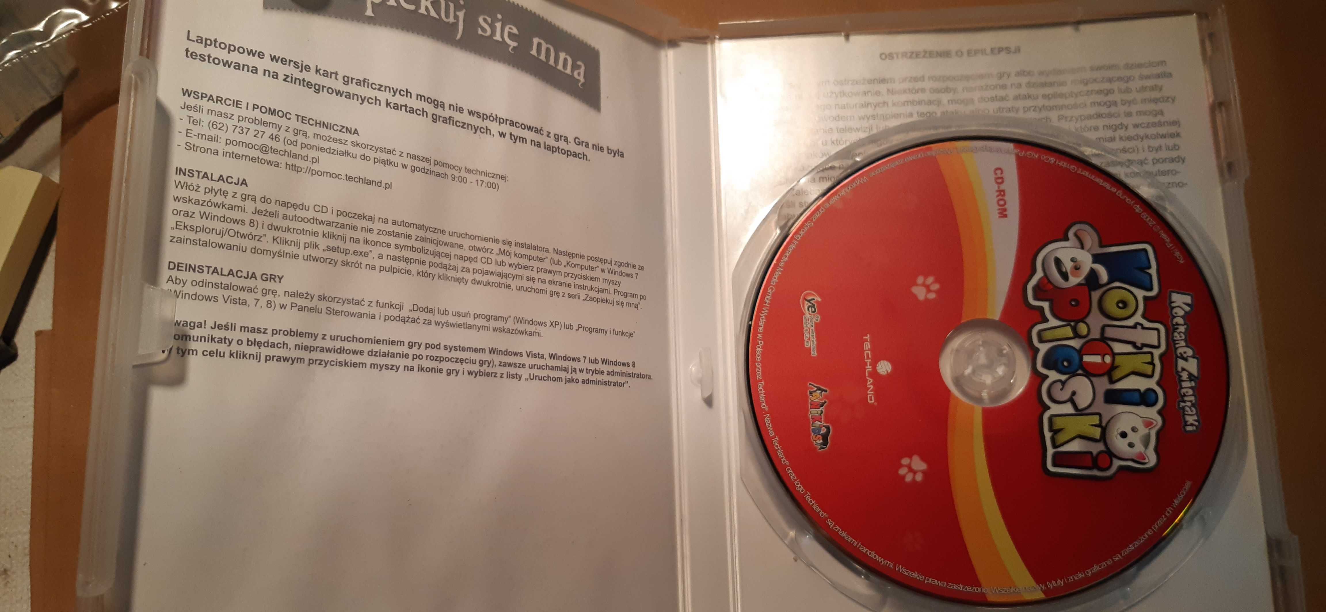 Zaopiekuj się mną - pieski i kotki Gra PC, gra dla dzieci