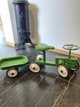 Baghera Traktor dla dzieci z przyczepką jeździk retro