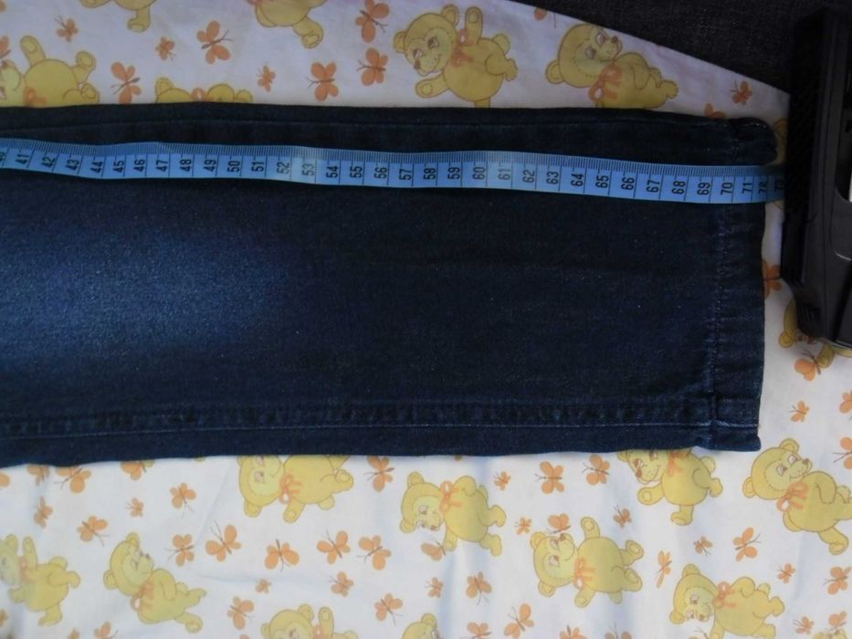 spodnie 122 / 128 podszyte/ ocieplone materiałem jak nowe, regulacja
