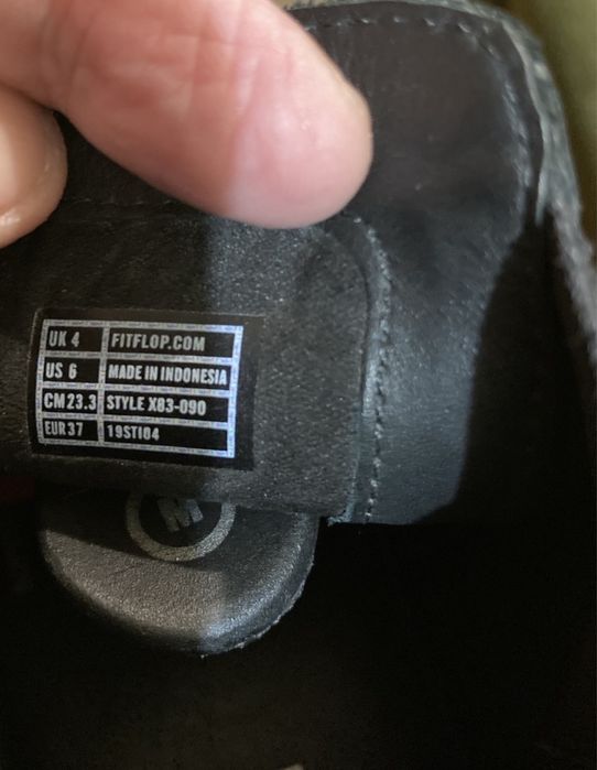 FitFlop Англія фірмові шкіряні жіночі черевики натуральна шкіра 36р.