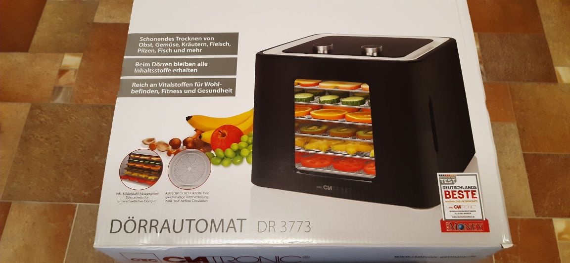 Сушилка для фруктов и овощей Clatronic dr37732 дегитратор