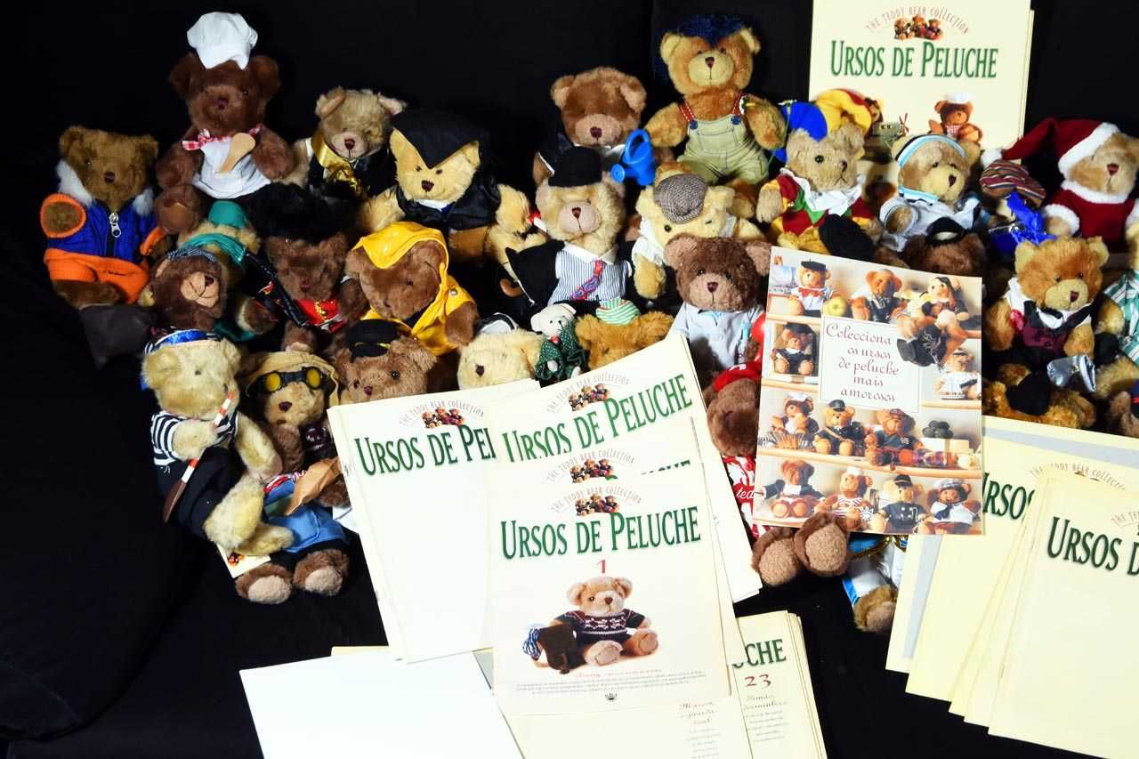 Ursos de Peluche Colecção antiga The Teddy Bear Collection 59 ursos