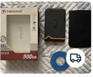 Внешний жесткий диск Transcend Store Jet 500 Gb противоударный