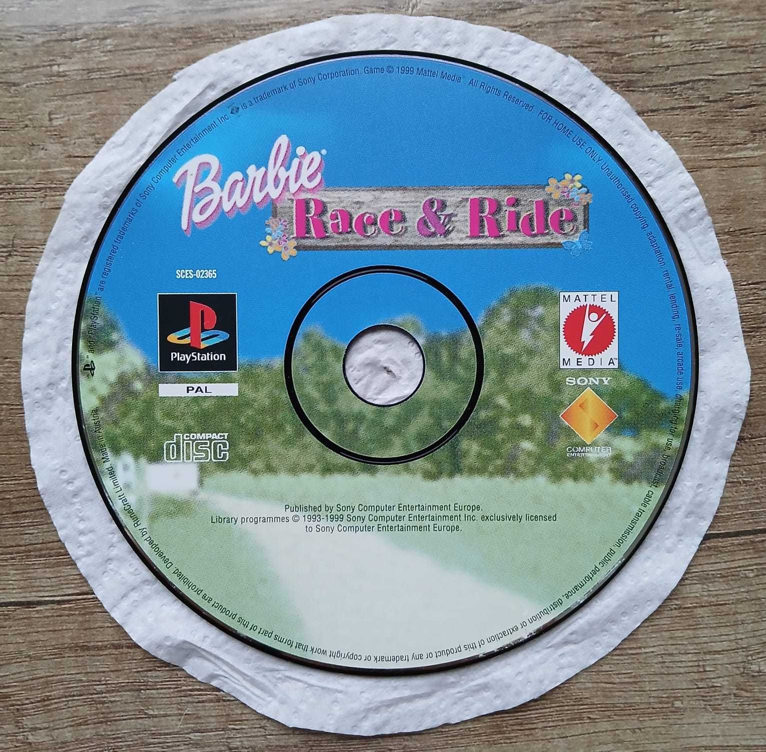 Barbie Race and Ride PSX PS1 Playstation prezent