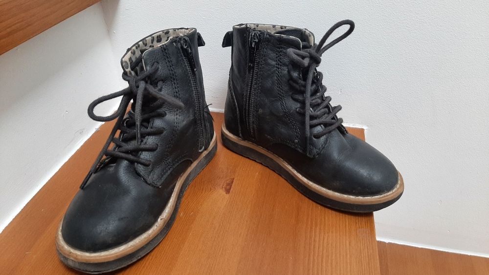 Buty botki jesienne skora H&M 26