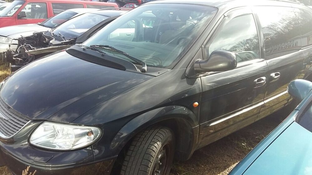 Na części Chrysler Grand Voyager Silnik Skrzynia Maska Zderzak Drzwi Klapa Szyba