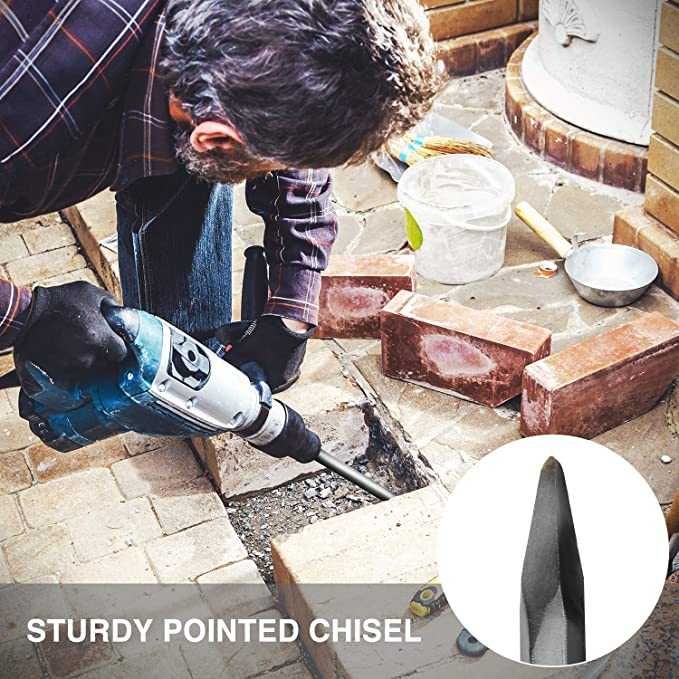 Conjunto Umi 17 peças kit de brocas e incéis SDS Plus, armazenamento