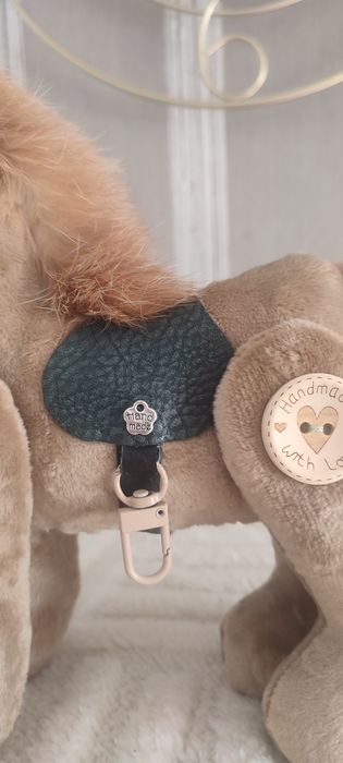 Konik handmade maskotka jasnobrązowy
