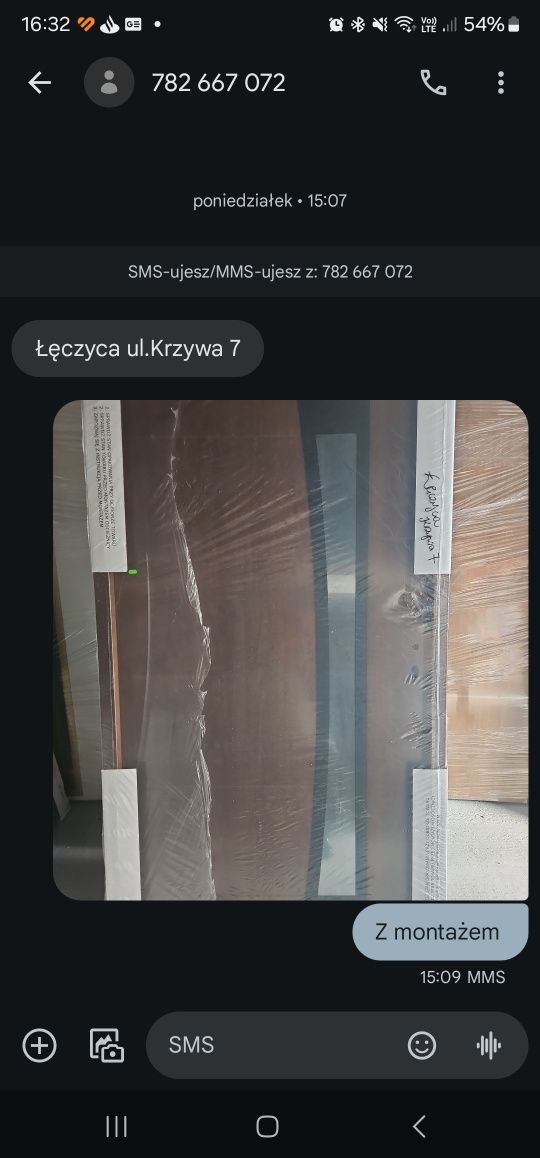 Drzw zewnętrzne nowe 90 x 206