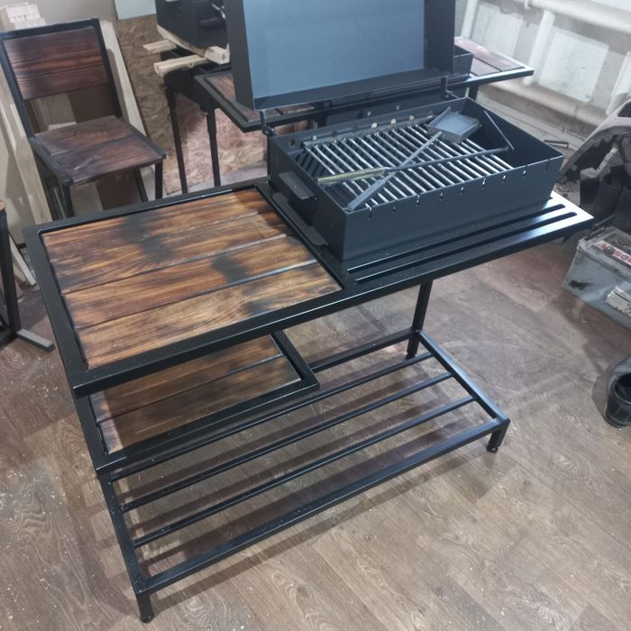 Мангал-гриль лофт