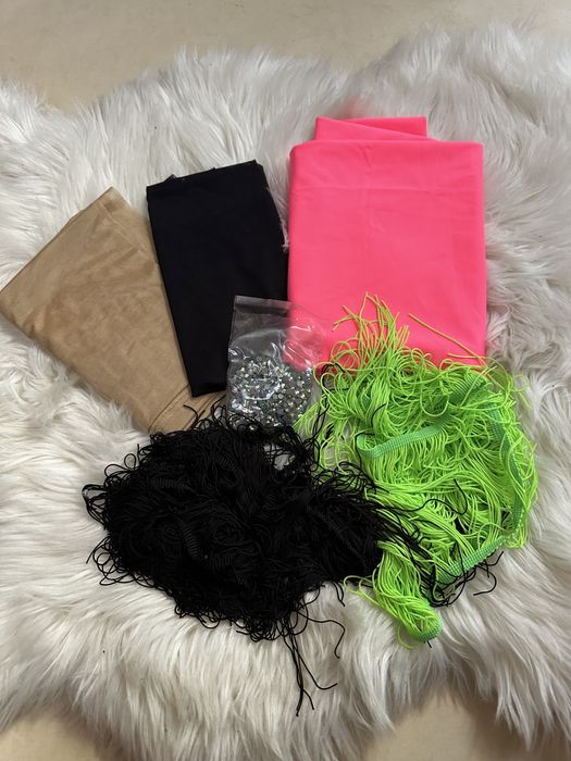 Тканина, стрази для пошиття купальника