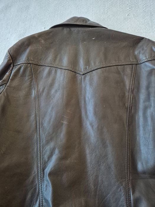 Kurtka skórzana retro