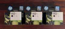 HP 912 XL Black – 3 oryginalne wkłady do HP OfficeJet