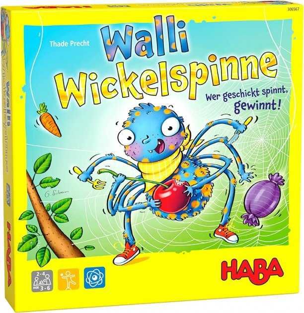 Развивающая игра Walli Wickelspinne Haba, Паутина Валли Хаба Германия