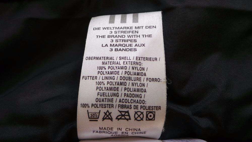 ADIDAS kurtka zimowa ocieplana czarna puchowa męska wodoodporna XL/XXL