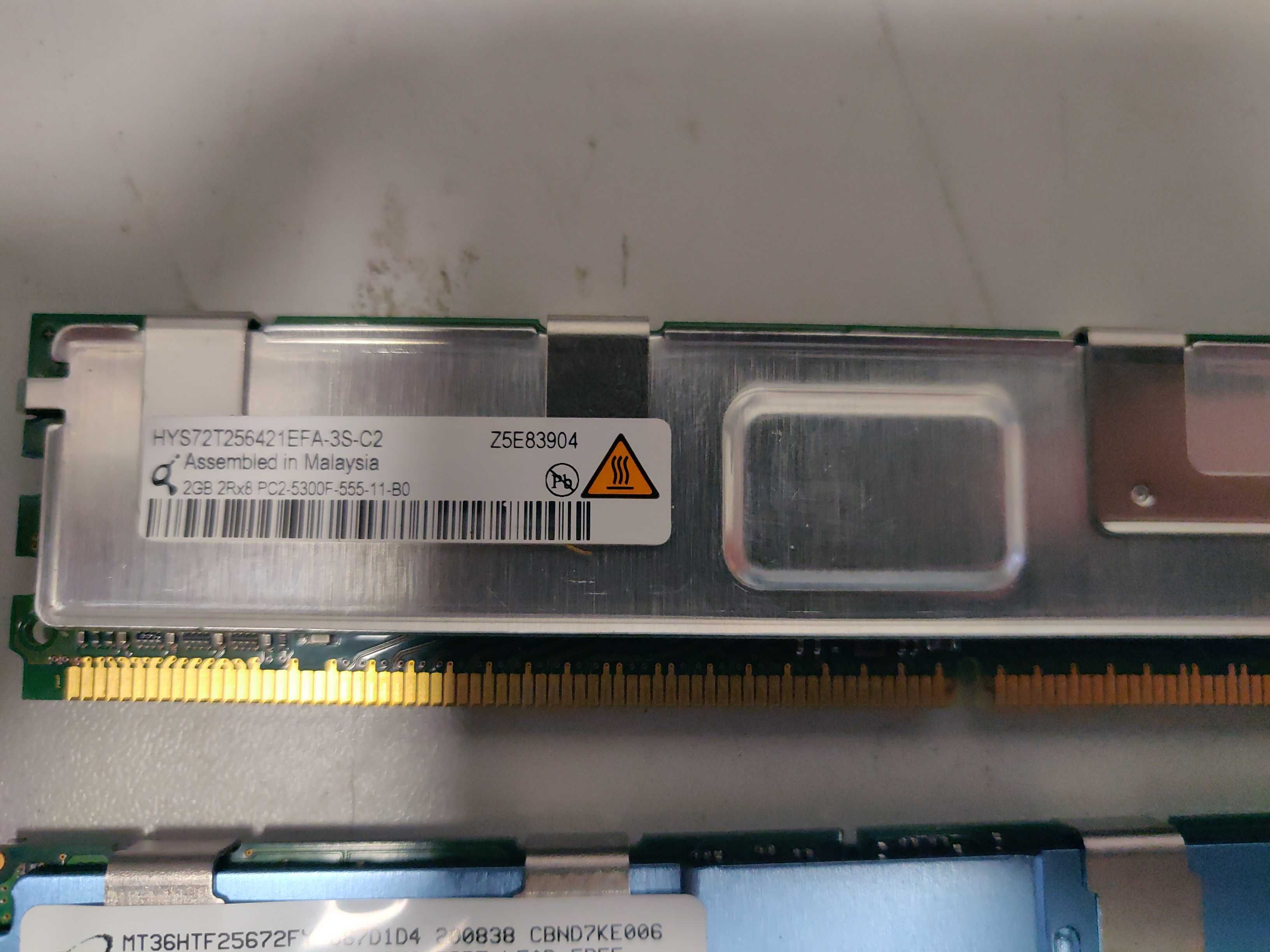 Kości RAM FBDIMM 2GB DDR2 ECC serwerowe oryginał Sun