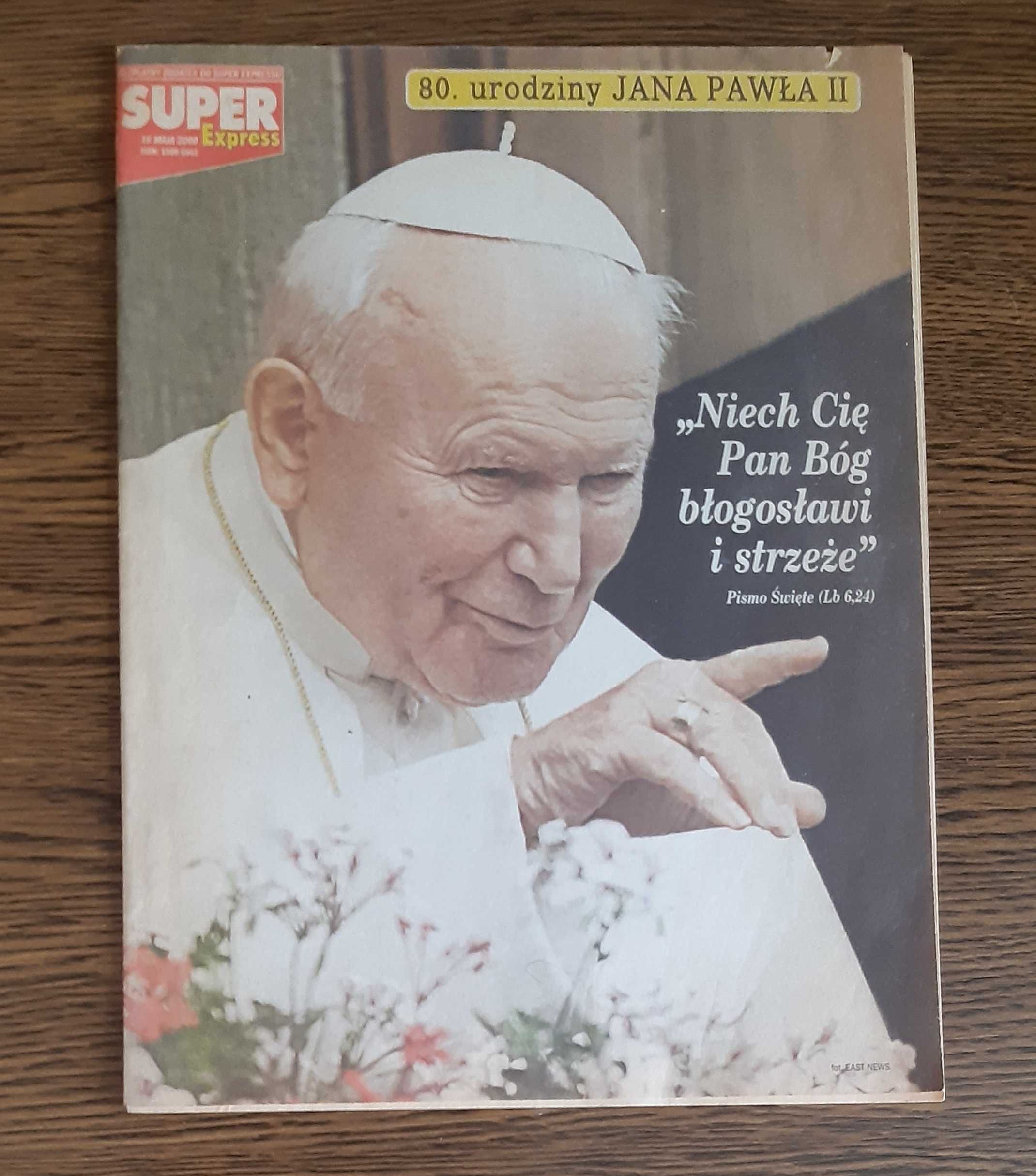 Super Express z 18 maj 2000 - 80. urodziny Jana Pawła II