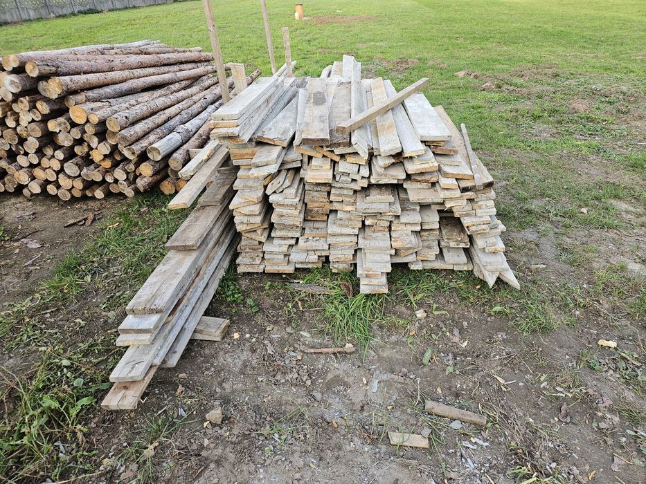 Stemple i deski szalunkowe