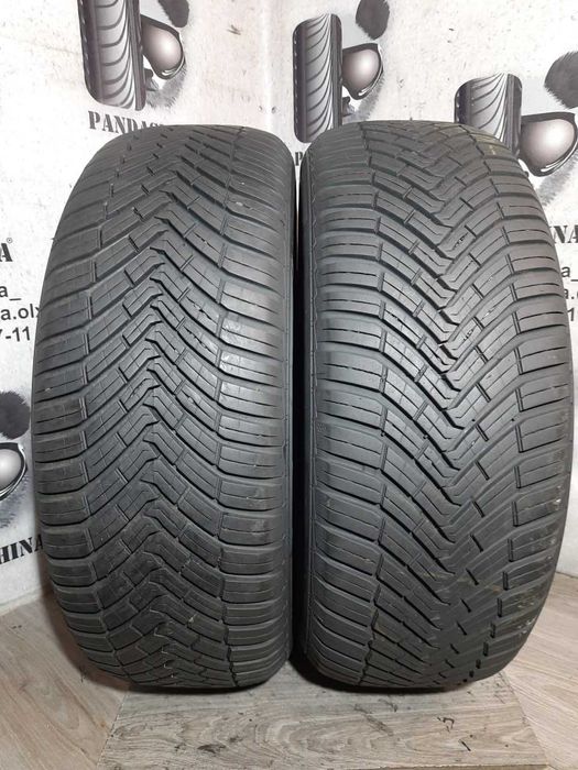 Шини 7,5мм 215/55 R17 CONTINENTAL AllSeasonContact б/у всесезон