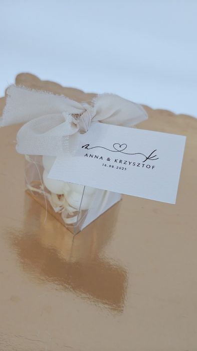 Świczka sojowa podziękowanie dla gości