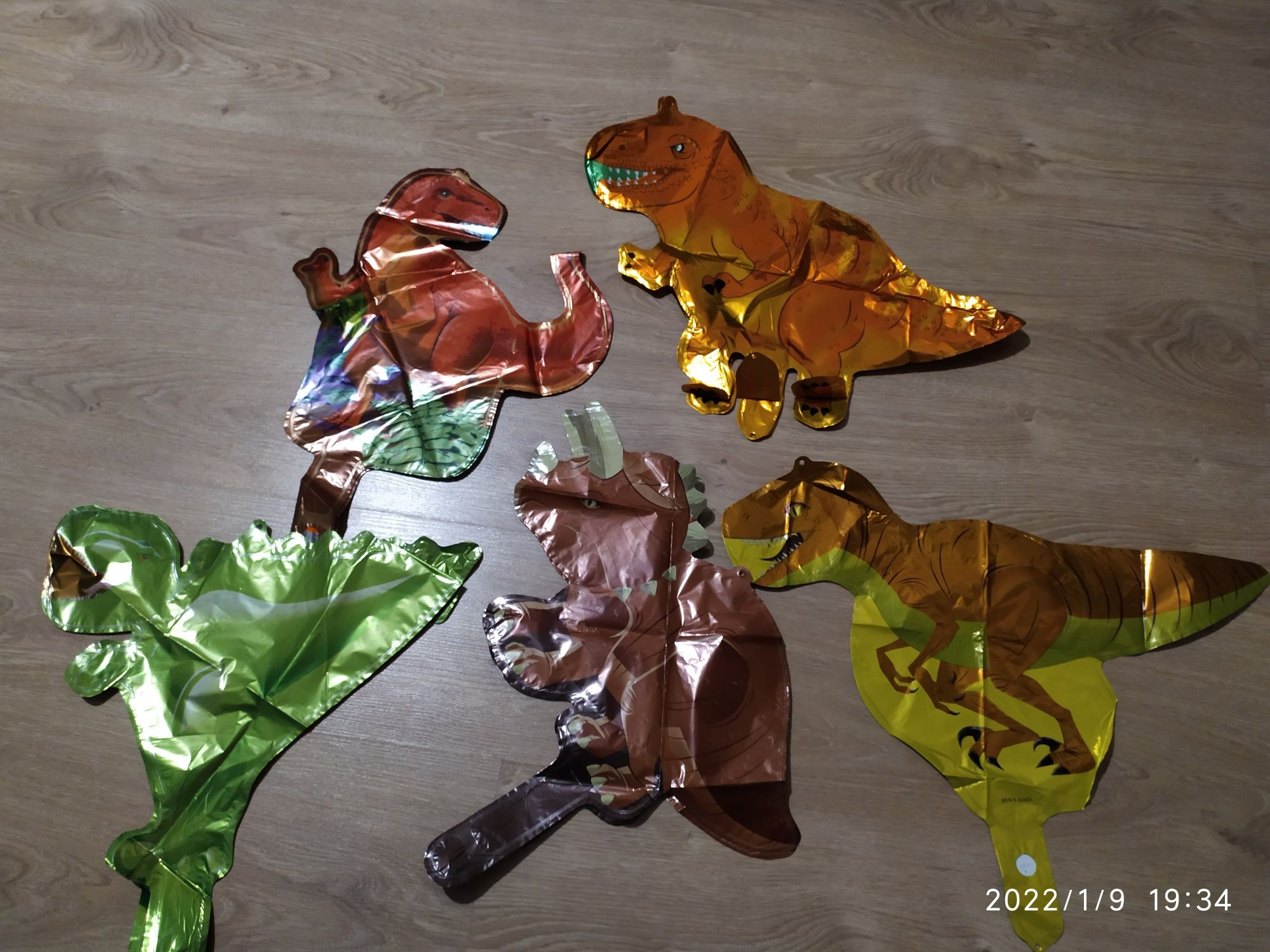 Динозаври море рибки  фольговані повітряні кульки