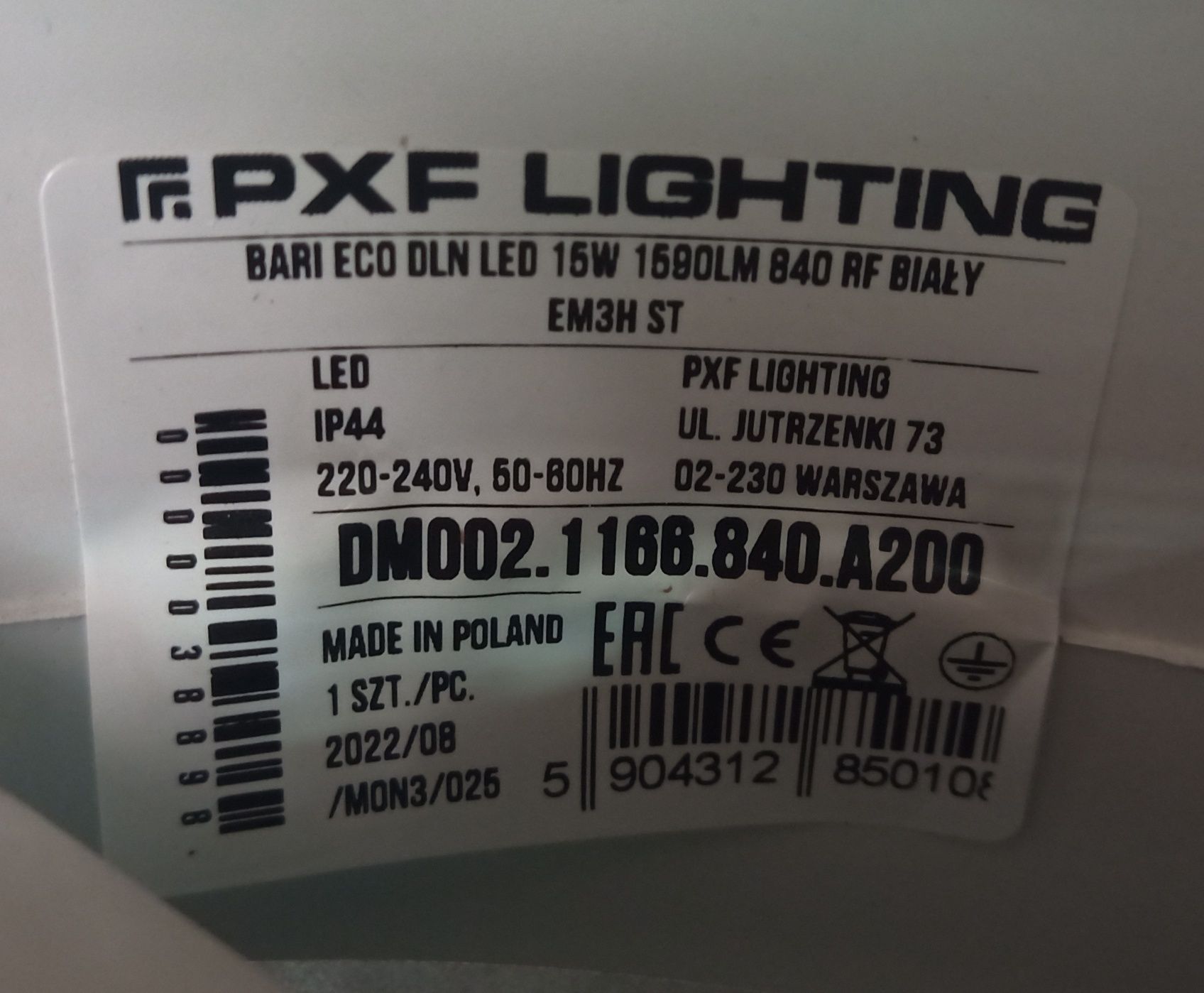 Lampa awaryjna Bari eco