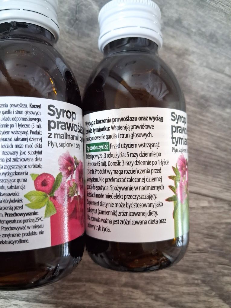 Syrop prawoślazowy prawoślazowo-tymiankowy