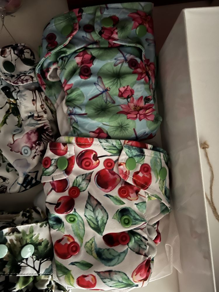 Zestaw z pieluchami wielorazowymi