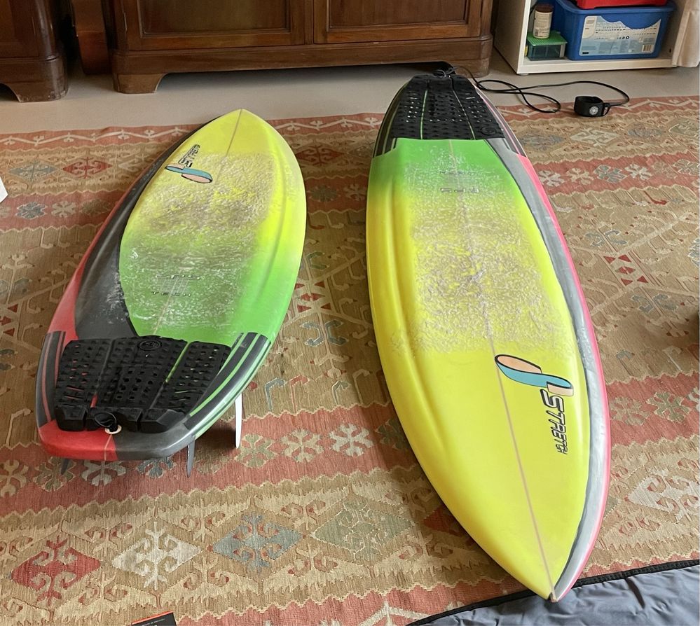 Pranchas Stretch. Quiver completo. 6’1 e 5’9