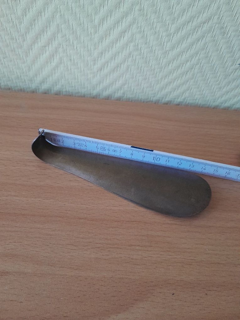 Łyżka do butów stara patyna z mosiądzu