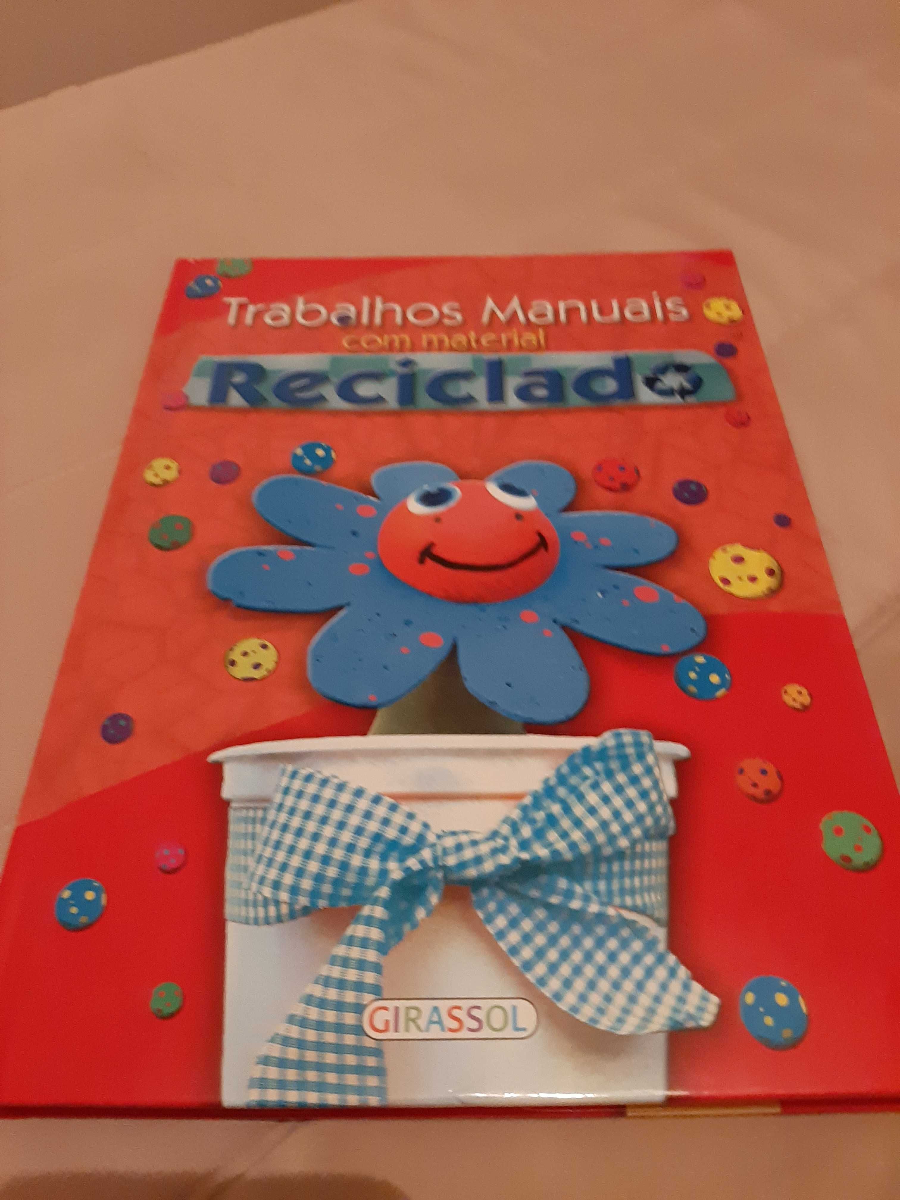 Livro Trabalhos Manuais de Material Reciclado