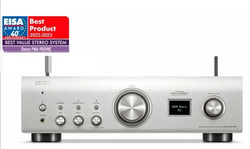 Підсилювач/ресивер Denon PMA-900HNE (Silver)