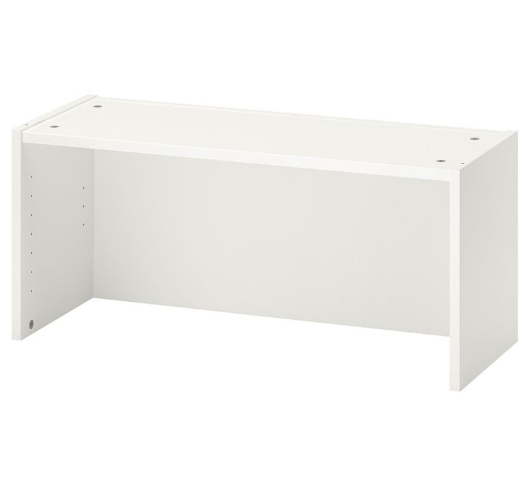 Regał / nadstawka BILLY 80×28×35 cm, Drzwi OXBERG 40×35 cm