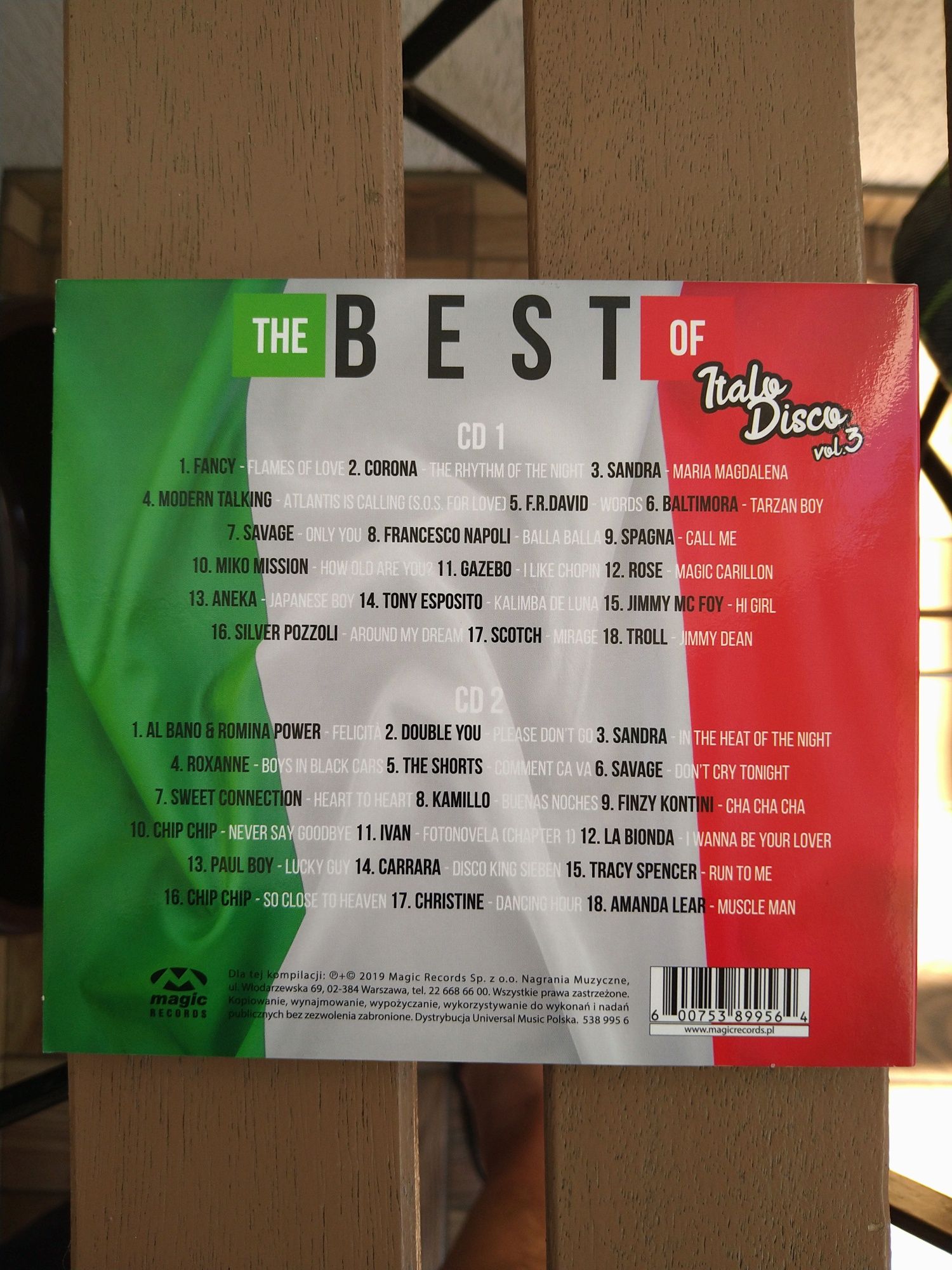 płyta CD the best od italo disco vol 3