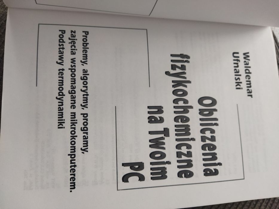 Obliczenia fizykochemiczne