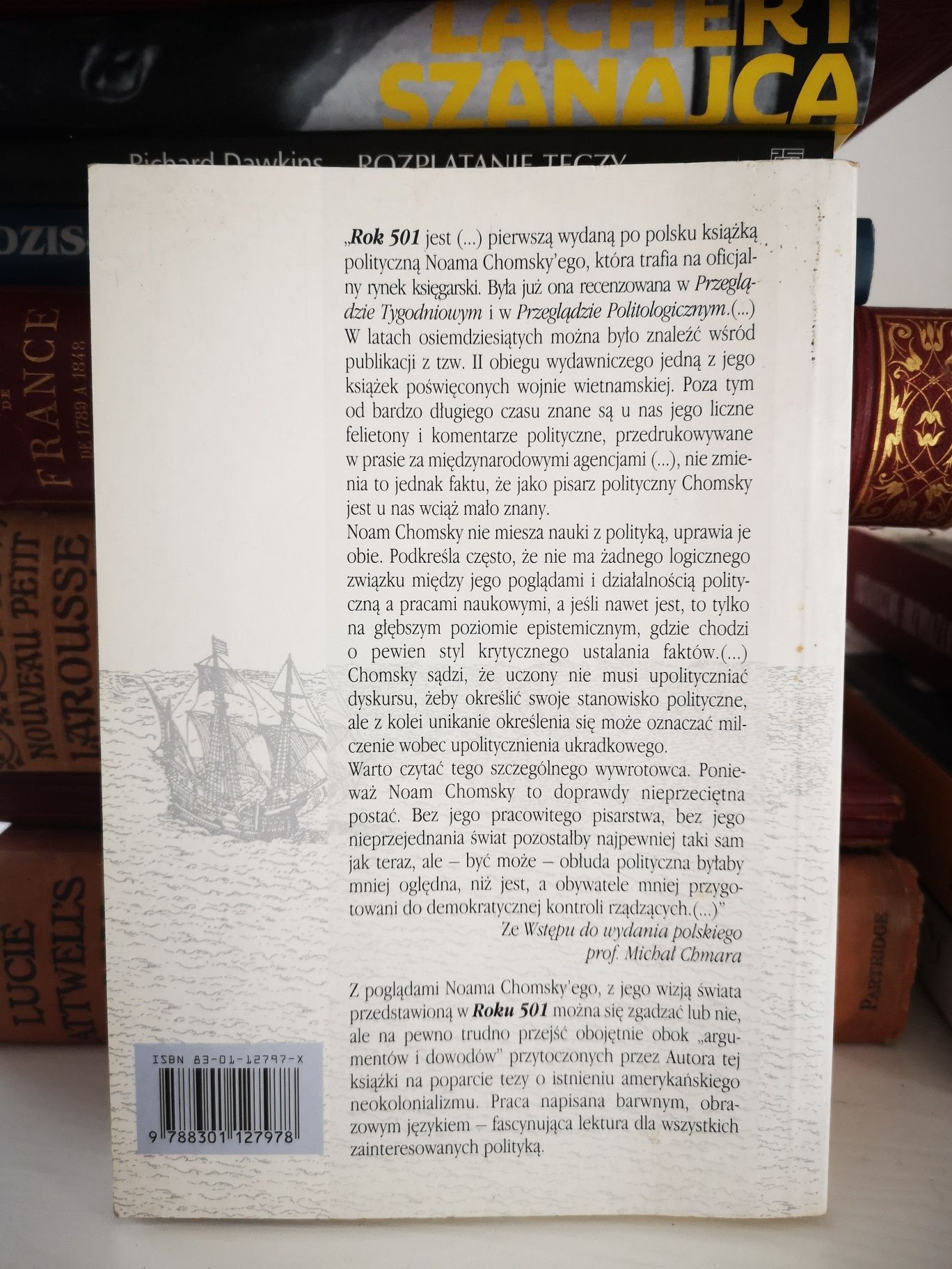 Książka Rok 501 podbój trwa Noam Chomsky